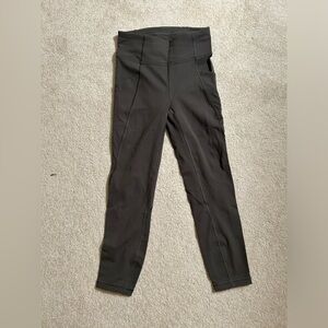 Dark green lululemon leggings, size 4
